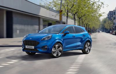 Ook de Ford Puma met 5 sterren beoordeeld voor veiligheid door het NCAP