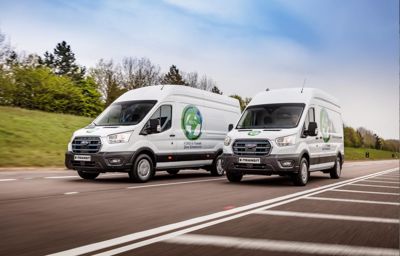 Europese klantenproef voor nieuwe volledig elektrische E-Transit bedrijfswagen