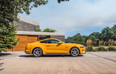 De introductie van de nieuwe Ford Mustang in Europa.