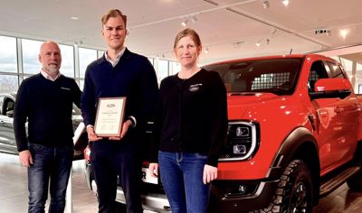 Ford Special Award til Melhus Bil Steinkjer