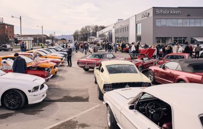 Feiret 60-års jubileum med Norges største Mustang-utstilling: En bil med en helt unik posisjon