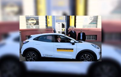 Energy City Ford supply a new Ford Puma to the Chamber Team