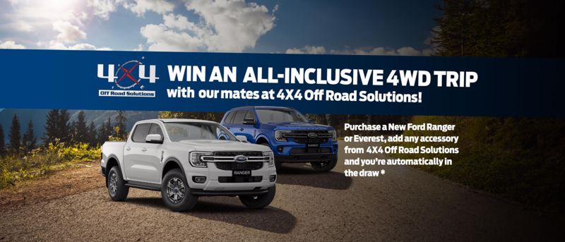 Purchase a New Ford Ranger or Everest and WIN