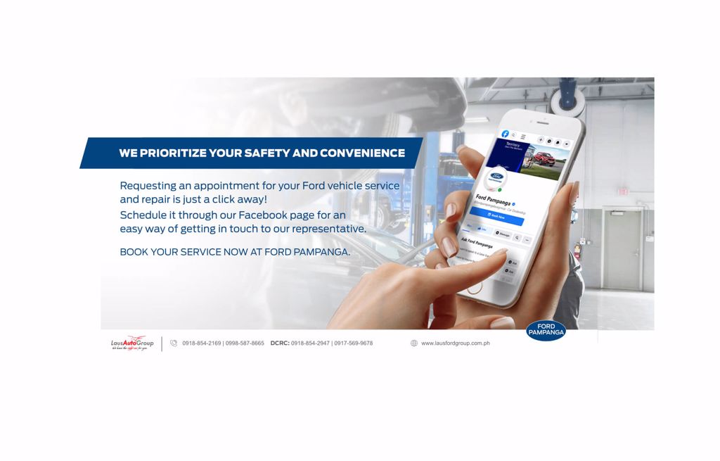 Book A Service with Ford Pampanga