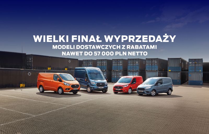 WIELKI FINAŁ WYPRZEDAŻY MODELI DOSTAWCZYCH