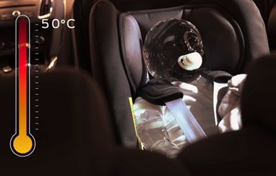 System Forda zapobiegnie pozostawieniu dziecka w rozgrzanym samochodzie