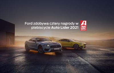 Ford zdobywa cztery nagrody w plebiscycie Auto Lider 2021