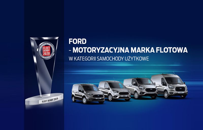 Samochody Użytkowe Ford zwycięzcami plebiscytu Fleet
