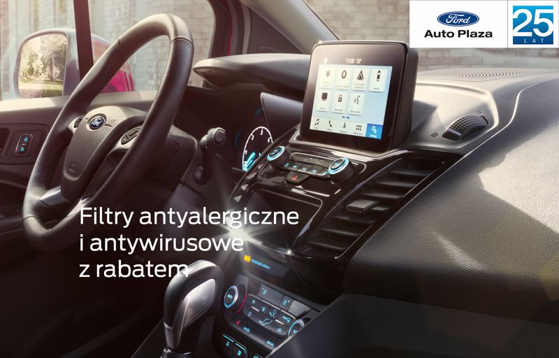 25% rabatu na 25-lecie Auto Plaza! Na zakup filtrów antyalergicznych i antywirusowych Ford micronAir