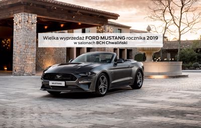 Wielka wyprzedaż FORD MUSTANG rocznika 2019 i 2020