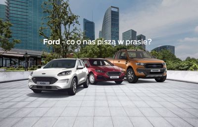 Zbiór artykułów prasowych na temat samochodów marki Ford