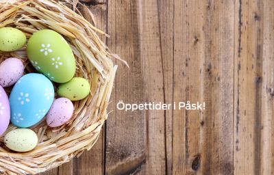 Avvikande öppettider under påskhelgen