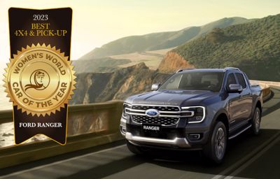 Helt nya Ford Ranger är världens bästa ”4X4 & pick up” enligt Women’s World Car of the Year