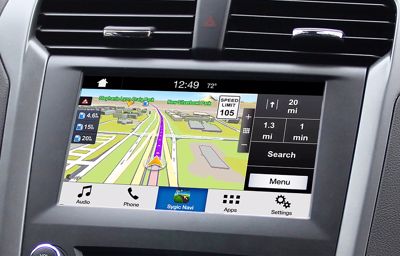 Ford lanserar ny teknik för smidigare kartnavigering – från Smartphone till pekskärm