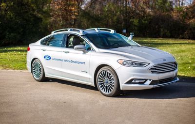 Ford avslöjar nästa generations självkörande Fusion-hybrid