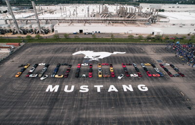 Historisk milstolpe för Ford Mustang – 10 miljoner tillverkade