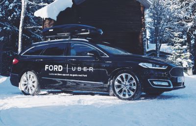 Sportlovsfirare får gratis skjuts av Ford