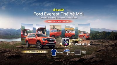 Lễ Ra Mắt New Generation Ford Everest tại City Ford vào ngày 27.08.2022