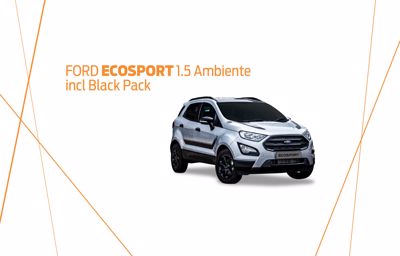Ford Ecosport 1.5 Ambiente A incl Black Pack