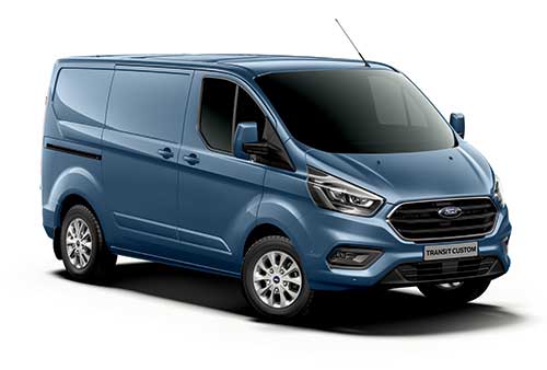 ford transit custom chrome blue